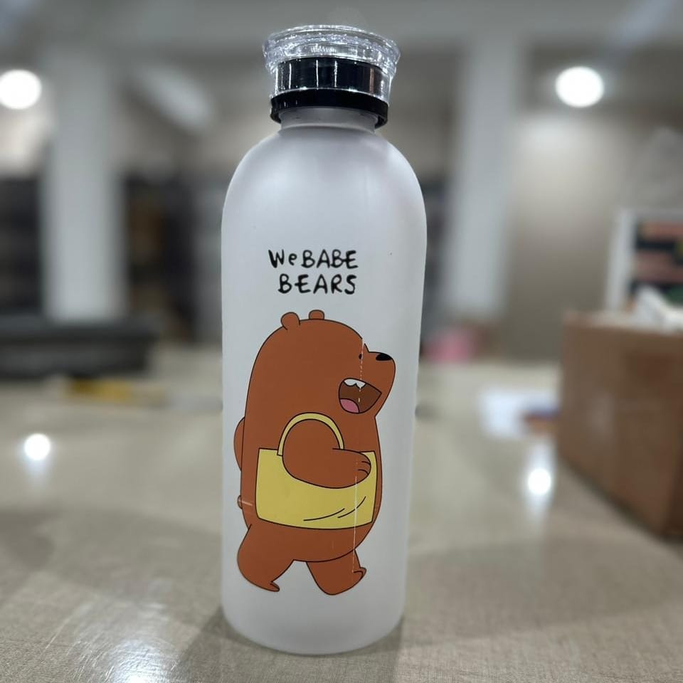 We Bare Bears Panda Water Bottle, 1000ml
