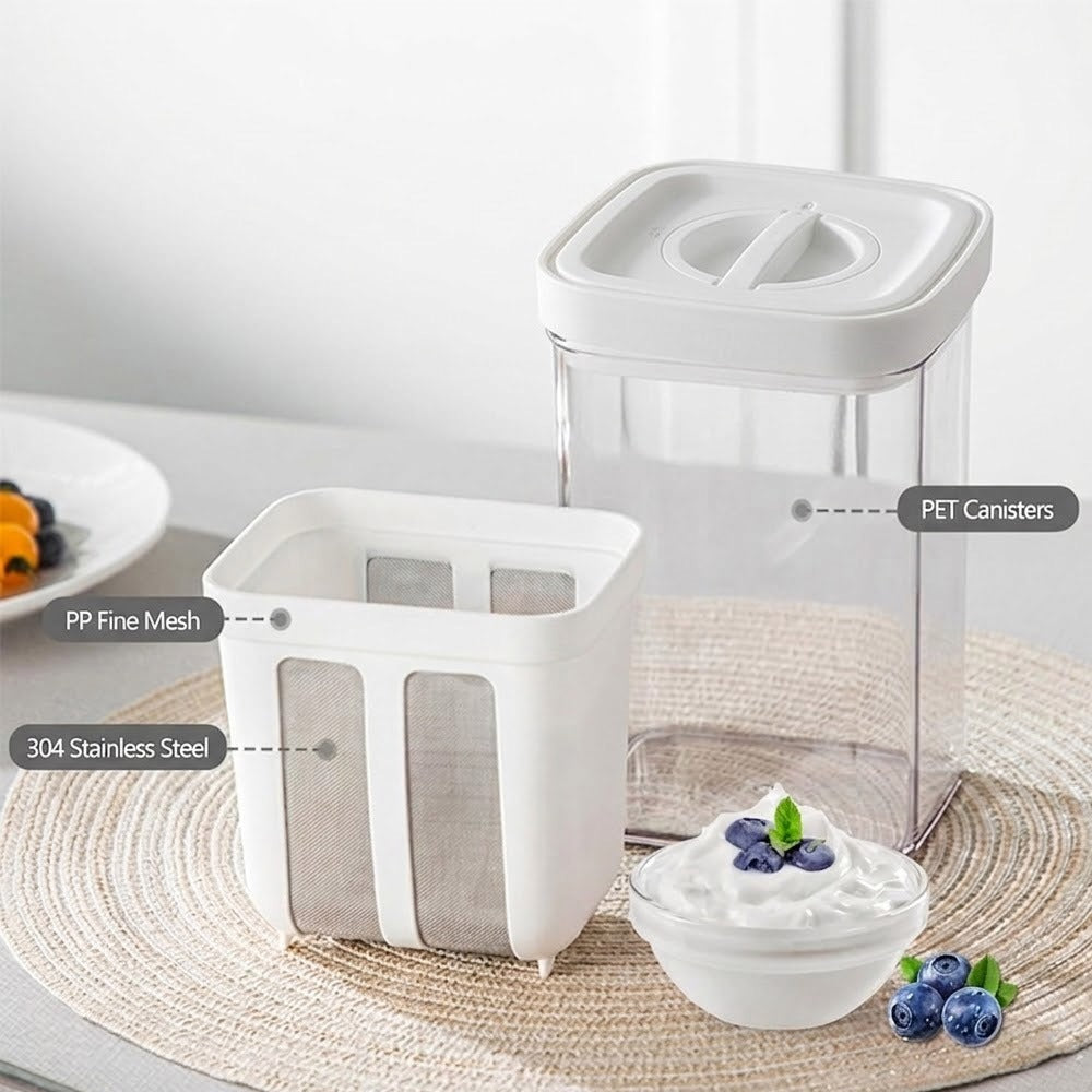 Multifunctional Yogurt Strainer with Fine Mesh