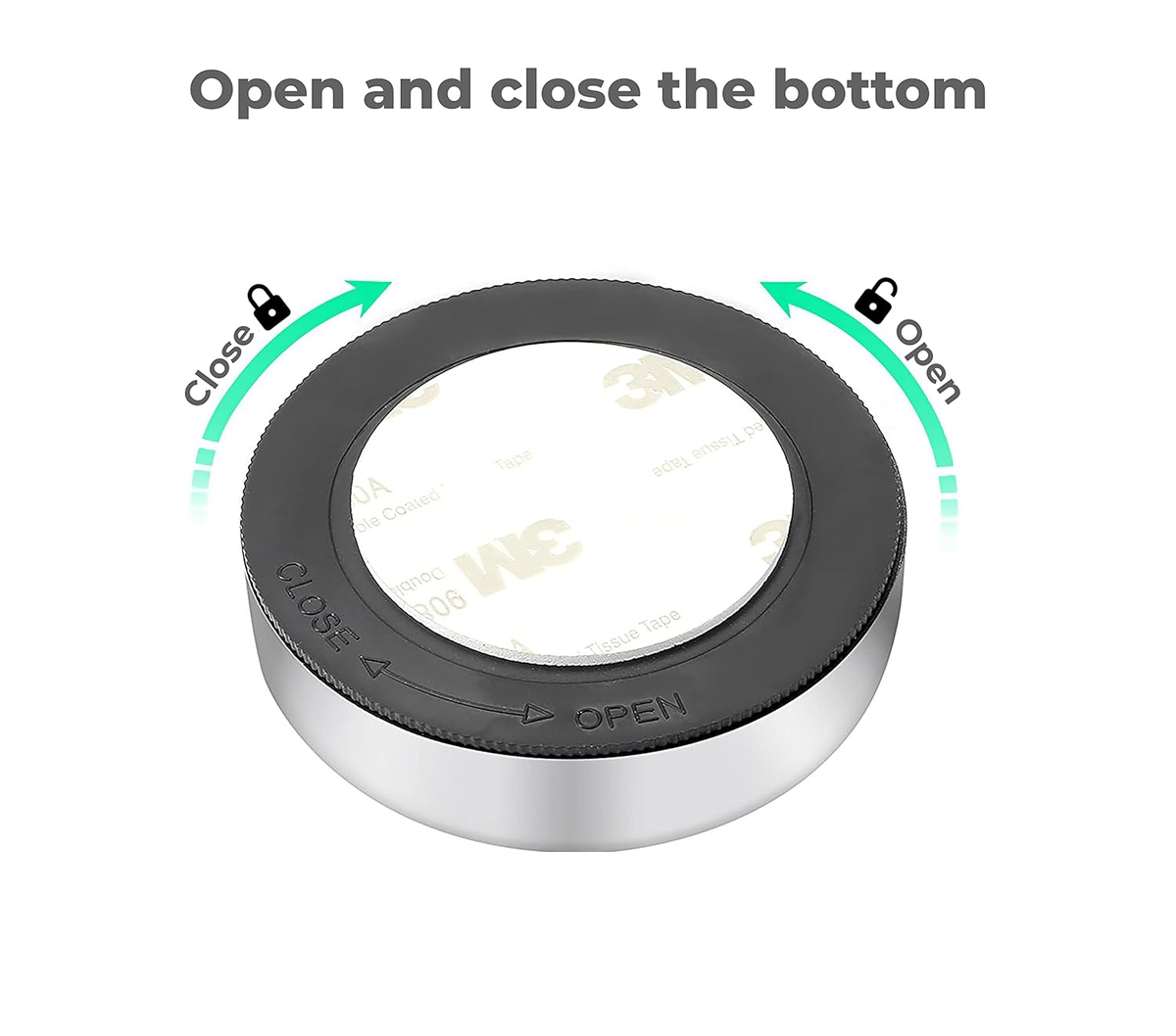 Mini Wireless 3 LED Touch Wall Light